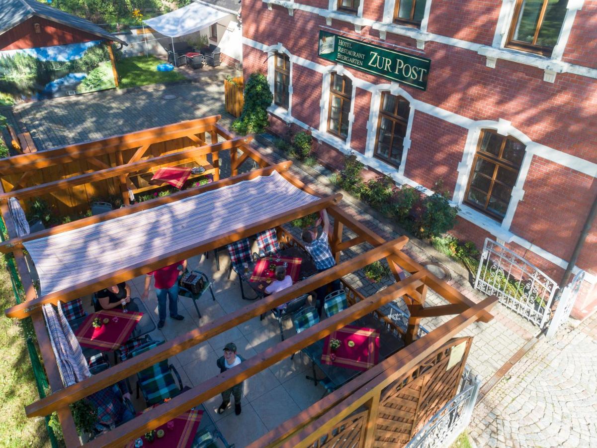 Hotel Zur Post Schoenheide Bagian luar foto